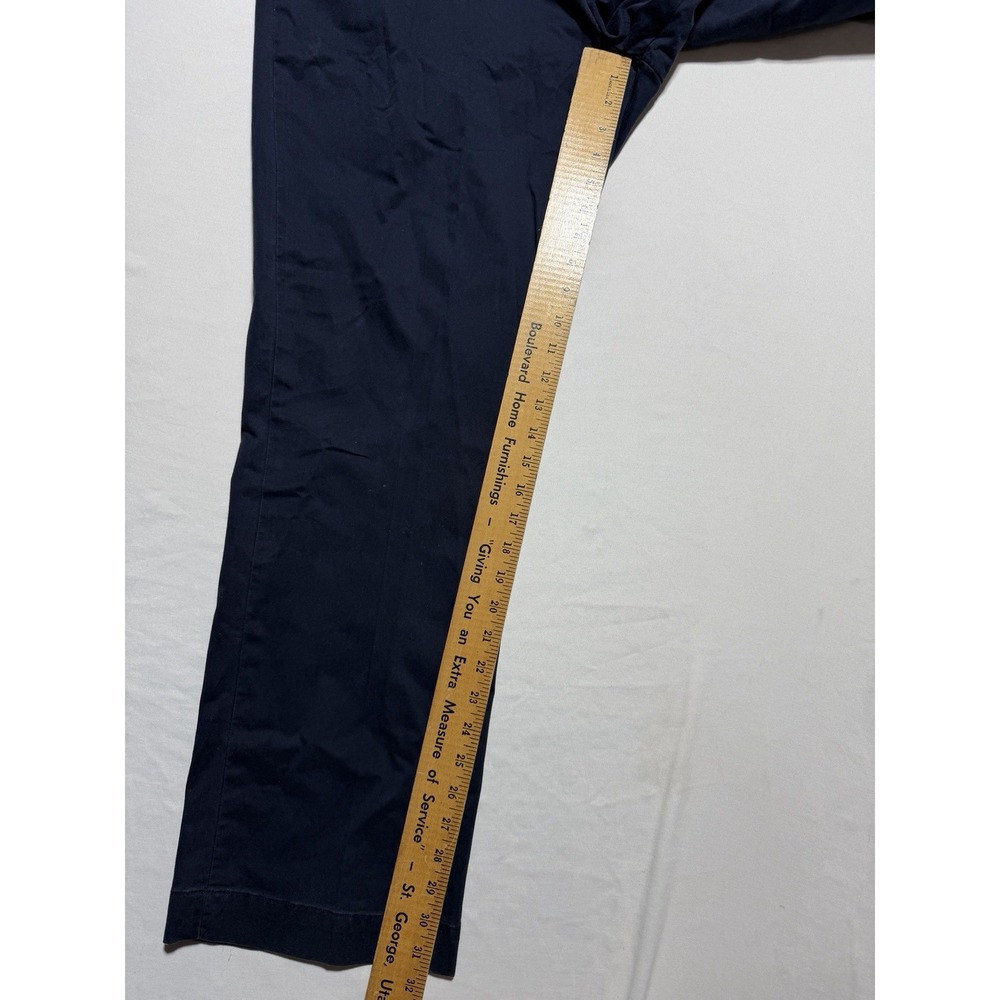 Polo Ralph Lauren Mens Navy Chino Pants 40x32 Stretch Classic Fit Cotton - Picture 3 of 12